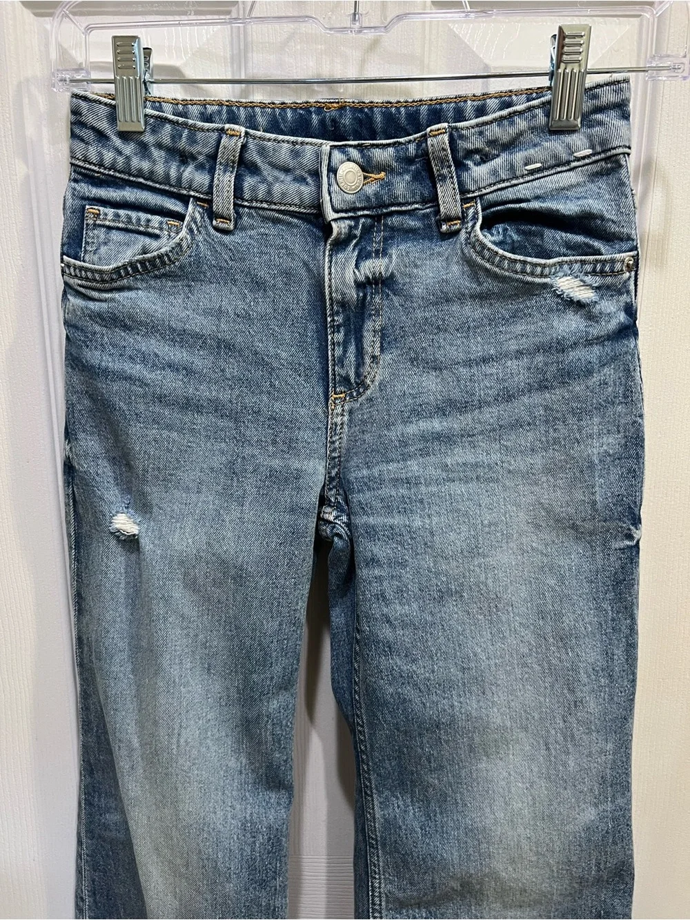 H&M Light Blue Kids Baggy Bootcut Jeans
